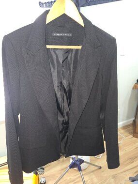 Classic Black Blazer w/ Gold Buttons